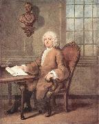 William Hogarth Portrat der Dr oil painting reproduction